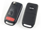 SCAN OBDII - Mercedes W168, W414, flip remote 2 buttons + PANIC flip key 315MHz (HU64)