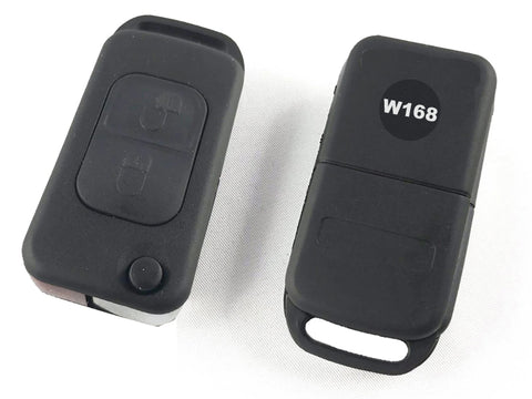 SCAN OBDII -  Mercedes W168, W414, flip remote 2 buttons flip key 433MHz (HU64)