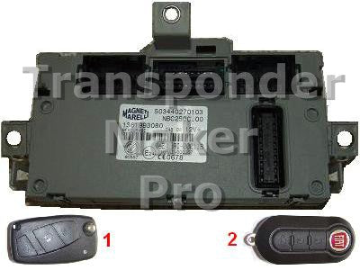 Software module 112 – Fiat; Lancia; PSA BSI Marelli type 3