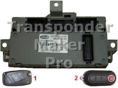 Software module 112 – Fiat; Lancia; PSA BSI Marelli type 3