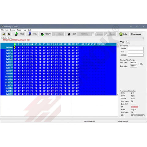 MBPROG - MCU Texas Instrument TMS570 - JG0028