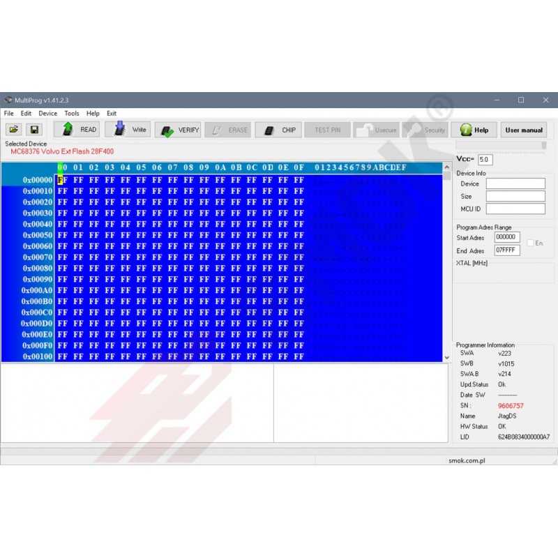 MBPROG - CEM Volvo (MC68376+28F400) - JG0032