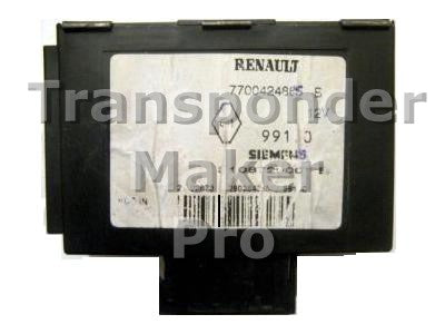 Software module 79 – Renault Megane immobox Siemens