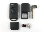 Key Shell for Mercedes flip key with HU64 blade and 1 button