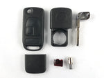Key Shell for Mercedes flip key with HU39 blade and 2 buttons.