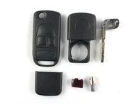 Key Shell for Mercedes flip key with HU39 blade and 3 buttons.