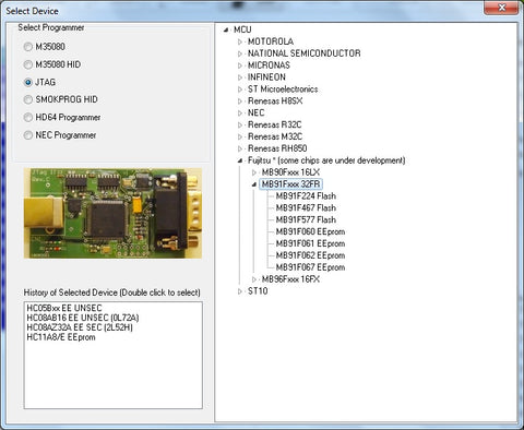 MBPROG - Fujitsu MB91F06x - JG0021