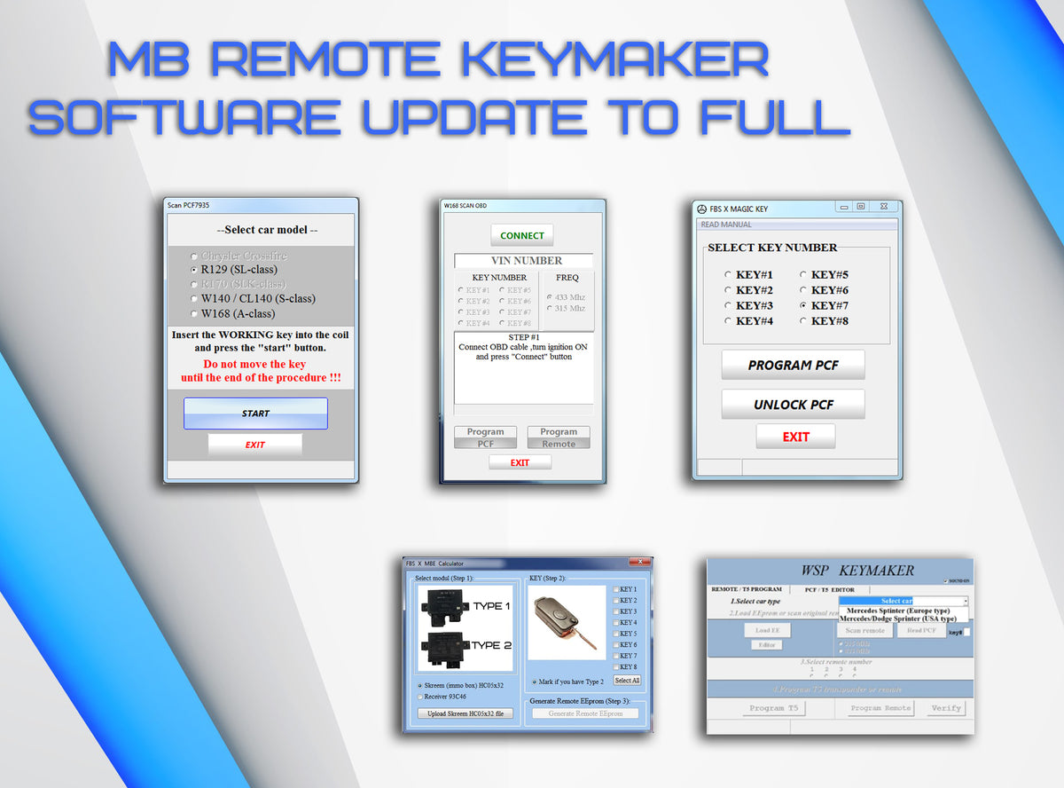 MB Remote Keymaker Software update to full (only software) – MBE ...