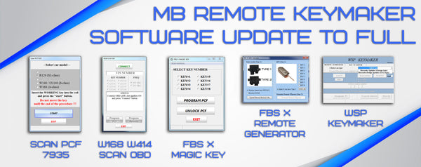Mb Software MB Remote Keymaker Software update to full (only software) – MBE ...