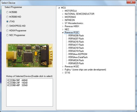 MBPROG - Renesas R32C UPDATE - JG0015