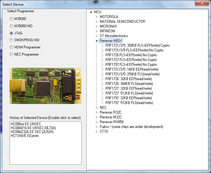 MBPROG - Renesas R5F172x Read/Write - JG0010 + JG0013