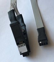 SOIC8 clip with leads