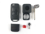 Key Shell for Mercedes flip key with YM15 blade and 2 big buttons.