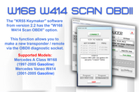 W168 W414 Scan OBDII License