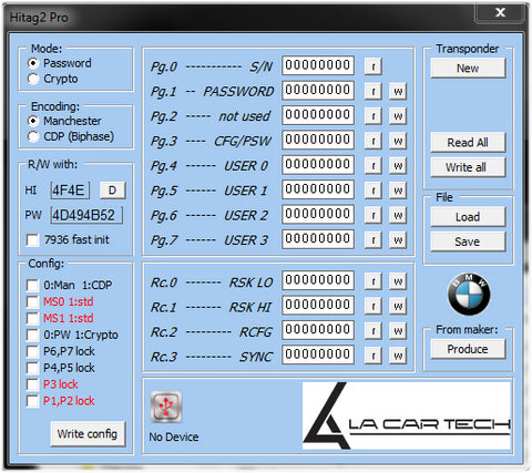 BMW/Mini Cooper OBDII Key Programmer Advanced