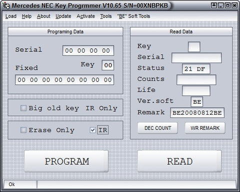 NEC KEY PROGRAMMER V.10.65 - Software Update